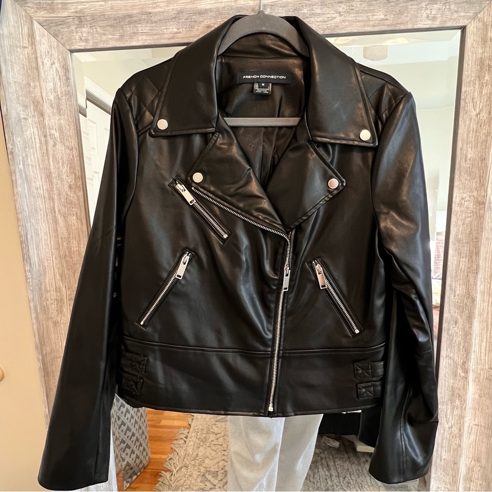 French Connection Leather Jacket